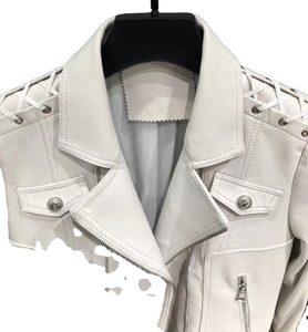 Women Coats 100% Genuine <b>Leather</b> 2022 Fashion Lady Natural Sheepskin <b>Long</b> Sleeves <b>Jackets</b> High Quality Soft - Product Image 6