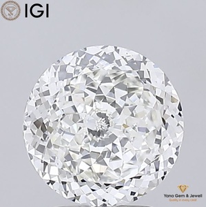 Diamante cultivado en laboratorio CVD de 3.01 quilates, forma portuguesa, con certificado IGI, color F, claridad VVS2, para anillo solitario nupcial clásico. - Product Image 1