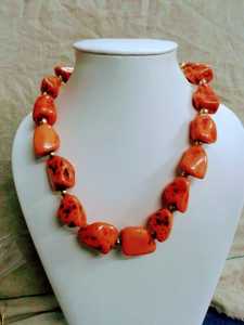 Beaded Necklace Resin Statement Necklace for Women Big Beads Wholesale Factory Price From India Manufacturer Suppliers - Product Image 3