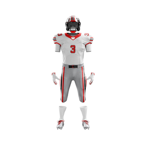 Uniformes de football américain de haute qualité 100% polyester, respirants et à séchage rapide, designs personnalisés, tailles plus grandes, shorts - Product Image 1
