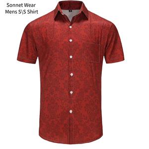 Chemise à manches courtes AOP pour homme - Product Image 1