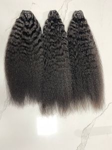 วิกต่อผมมนุษย์แบบม้วนคู่สำหรับผู้หญิงผิวดำผมตรงแบบเวียดนาม - Product Image 4