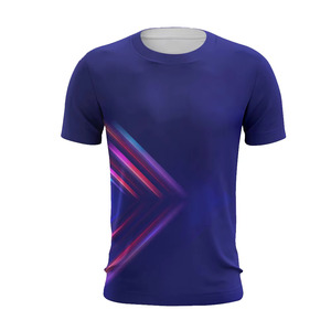 T-shirt pour homme à manches courtes, col rond, coupe ample, écologique, en fibre de bambou, style sportif - Product Image 2