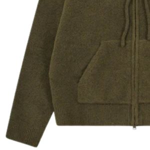 Sudadera con Capucha de Punto con Cierre y Logotipo de Corona, Sudadera Cómoda y Suave para Uso Casual, Perfecta para Hombres y Mujeres - Product Image 3