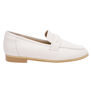 Mocassins Penny en Cuir d'Agneau Véritable Beige pour Femme Ann'S – Confortables et Souples, à Talon Bas, Idéals pour le Travail et les Loisirs - Product Image 2