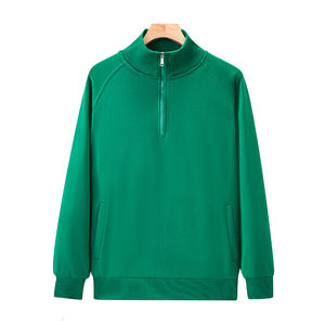 Sudadera con capucha de invierno de alta calidad, de algodón y poliéster, con media cremallera, para mujer, impermeable, con estampado, cómoda, informal y a la moda. - Product Image 4