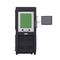 Grande machine de marquage laser UV 10W de type fermé 355nm haute vitesse pour marquage de précision industriel sur électronique, plastique et verre