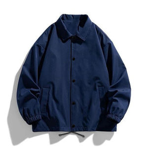 เสื้อแจ็คเก็ตโค้ชผู้ชายแบบลำลอง ปกเสื้อเชิ้ต ติดกระดุม ผลิตจากโพลีเอสเตอร์ ป้องกันลม ใส่ได้ทั้งผู้ชายและผู้หญิง - Product Image 6