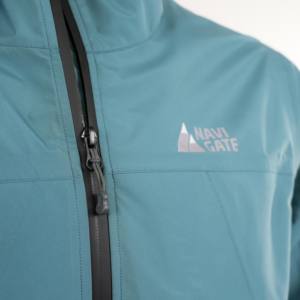 Veste d'hiver rigide de haute qualité pour hommes pour la randonnée Activités de plein air Motif solide Logo avant Fermeture à glissière Épaisseur fine - Product Image 1