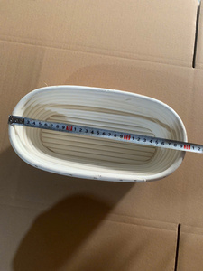 Cesta redonda ovalada hecha a mano de ratán natural para hornear, cesta de fermentación para pan de masa madre (Banneton) - Product Image 6