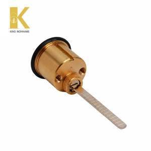 Cerradura de Cilindro KW con Llave, Bronce Envejecido, Estándar Americano, Herraje de Seguridad para Puerta, Latón Sólido y Duradero - Product Image 4