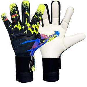 ถุงมือผู้รักษาประตูฟุตบอล/ซอคเกอร์สำหรับมืออาชีพ คุณภาพพรีเมียม วัสดุควอตซ์ลาเท็กซ์เนกาทีฟ ยางทนทาน - Product Image 1