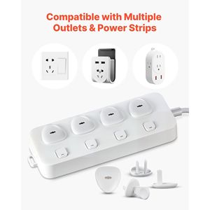 Copri Prese Elettriche di Sicurezza, Facile Installazione, Confezione da 70 Pezzi, Coperture per Prese e Spine per Sicurezza Elettrica - Product Image 5