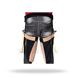 Farrier Leather Apron Horse Hoof Trimming Apron Split Leg Farrier Chaps with Tool Pockets - Product Image 4