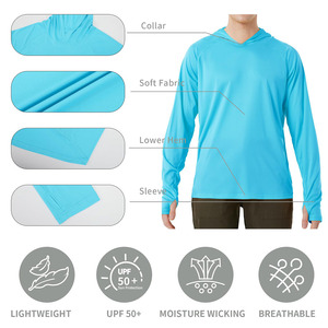 Best Quality Fishing Hoodie For Men's Collar Hooded Skin-Friendly Breathable Elegant Product Fishing Hoodie For Men's - Product Image 4