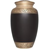 Urne funéraire de style arabe bleue, taille adulte, design personnalisable, souvenir pour cendres, urnes pour adultes, urne commémorative en laiton faite à la main