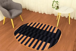 Hand Tufted Designer <b>Round</b> Shape Tuft Rug 100% Woolen <b>Carpet</b> Rug for Living Room, Office, Home Decor, Any Room - Product Image 4