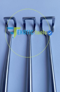 Curette adénoïde Beckmann en acier inoxydable réutilisable, instrument chirurgical ORL manuel, certifié CE UE, vente chaude - Product Image 3