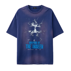 T-shirt personnalisé avec logo, effet délavé, pour homme, impression sérigraphique de haute qualité, streetwear, vintage, effet usé - Product Image 4