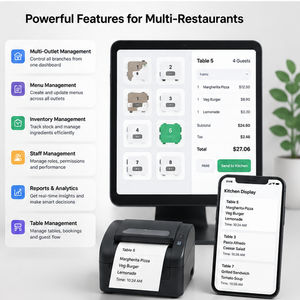 Software POS Avanzado para Múltiples Restaurantes, Gestión Basada en la Nube, Aplicaciones Móviles Multiplataforma - Product Image 4