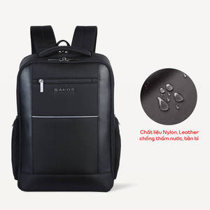 Sac à dos professionnel de luxe pour ordinateur portable, étanche, avec fermeture éclair, coque rigide, esthétique, antivol et antichoc - Product Image 3