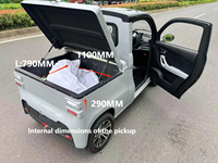Camionnette électrique de mobilité, certifiée CEE, 4 roues, véhicule utilitaire Cyber Truck, mini-fourgonnette électrique pour livraison, directement de l'usine