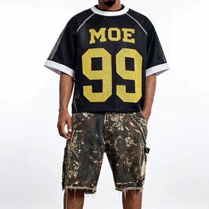 Camiseta de Fútbol Americano Sublimada para Hombre, Corte Holgado, Transpirable, Estilo Deportivo, Diseño Personalizado, Impresión OEM, Proveedor Mayorista - Product Image 5