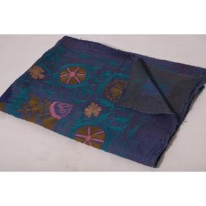 Handmade Eco-Friendly Washable Kantha Suzani <b>Quilt</b> Vintage Cotton Floral Embroidery Boho Indian Bedspread <b>Throw</b> Blanket Home - Product Image 5