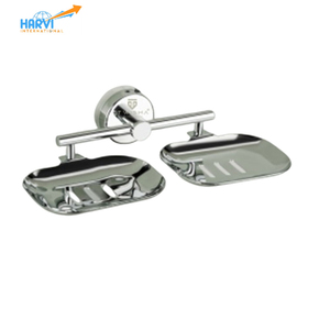 Porte-savon double écologique de la collection Arion au design moderne pour salle de bain, cuisine, chambres d'hôtel, organisation du comptoir - Product Image 6