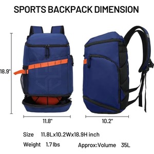 Mochila Deportiva Cordura 2026 con el Mejor Diseño, Logotipo Personalizado, Color Personalizado, Nueva Llegada, Gran Capacidad - Product Image 2