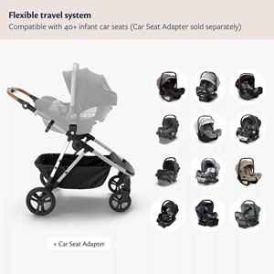 Poussette 2 en 1 pour bébé, poussette convertible en berceau pour nourrissons et nouveau-nés de 0 à 36 mois - Product Image 5
