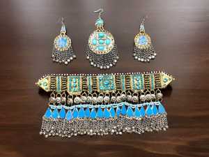 Latest Afghan Bridal Jewelry <b>Sets</b> for Ladies Party Wear Custom Designs Top Trend Hand Crafted <b>Set</b> - Product Image 2
