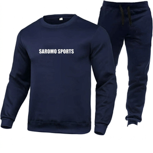 Nouveauté : Survêtements de sport pour hommes, qualité supérieure, 400 g/m², molleton épais, multicolores, personnalisables, noirs, coupe slim - Product Image 1