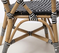 Meilleures ventes de meubles faits à la main, chaises en rotin de bistrot de Paris avec des bras avec un design minimaliste et élégant