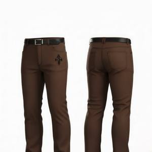 กางเกงยีนส์ผู้ชายคุณภาพพรีเมียม ผ้าฝ้าย 100% น้ำหนักเบา ระบายอากาศได้ดี ทรงตรงกลางลำตัว สไตล์ลำลอง ผ้ายีนส์ฟอกแบบวินเทจ รุ่น RIVIAN สำหรับฤดูร้อน - Product Image 6