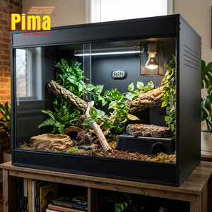 Pack complet de panneaux pour terrarium PIMA 4x2x2, feuilles de PVC expansé noir pré-découpées de 1/2 po (12 mm), imperméables et résistantes aux UV pour - Product Image 3
