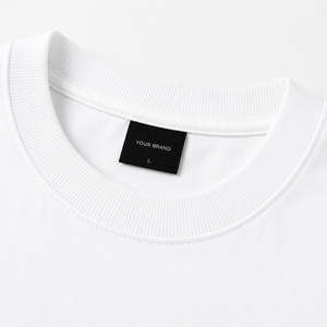 Camiseta blanca extragrande de alta calidad para marcas de ropa urbana, etiquetas de moda y colecciones de ropa de marca privada - Product Image 3