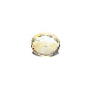 Natural Sky Blue Citrine 5.75 Carat Oval Faceted Loose Gemstone for Fine Jewelry - Product Image 2