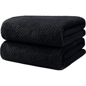 Ultra Soft <b>Microfiber</b> Bath <b>Towel</b> Set 2 Pack (27 X 54 Inches) Lightweight Quick Drying Highly Absorbent Sports <b>Towels</b> - Product Image 1
