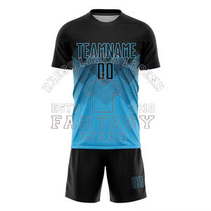 Uniforme de Fútbol Sublimado Personalizado FACTASY WEAR 2026, Conjunto de Camiseta y Pantalones Cortos de Fútbol, Diseño Personalizable, Certificado CE ISO - Product Image 4