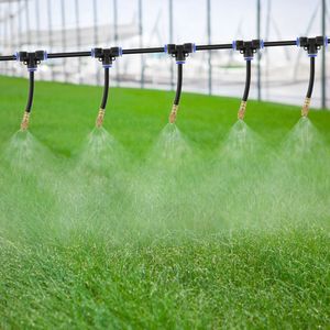 Kit d'irrigation goutte à goutte pour jardin avec buses de brumisation flexibles à 360 degrés, système d'arrosage automatique de pelouse en PVC, tuyau en PVC - Product Image 4