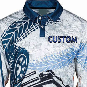 Camisetas de Manga Larga para Hombre con MOQ Bajo, 100% Poliéster, Secado Rápido, Protección UV, Logotipo Personalizado Impreso, Jersey para Pesca al Aire Libre - Product Image 4