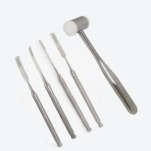 DETAIN IMPEX Dental Osteotome <b>Set</b> Straight/Curved <b>Chisels</b> Manual Surgical Tools Stainless Steel CE Certified Class II ISO13485 - Product Image 4
