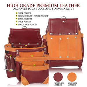Multifunctional Oxford Leather Construction <b>Tool</b> <b>Belt</b> Bag Nylon Waist <b>Tool</b> <b>Belt</b> Bag <b>Tool</b> <b>Belt</b> Bag - Product Image 3