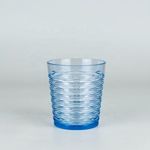 Gobelet à eau en plastique incassable à motif ondulé pour la maison, les fêtes et les activités de plein air - Product Image 3