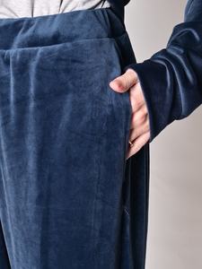 Ensemble de survêtement d'hiver personnalisé avec logo, grandes tailles, sweat-shirt en polaire à demi-zip et pantalon de survêtement, ensemble confortable 2 pièces - Product Image 6