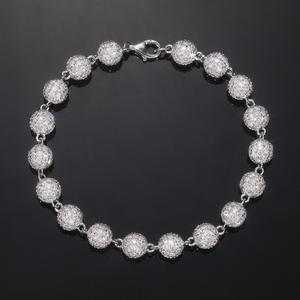 Bracelet Moissanite Certifiée en Argent Sterling, Style Hip Hop Luxe Unisexe, Bijou Fin, Design Tendance, Idéal Cadeau - Product Image 3