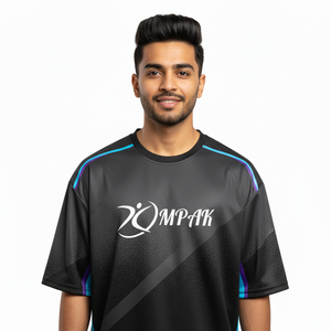 เสื้อยืดโอเวอร์ไซส์สไตล์สตรีทแฟชั่นสำหรับผู้ชาย ลายพิมพ์แบบซับลิเมชั่น เสื้อผ้าลำลอง - Product Image 1