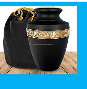 Urnes de crémation en aluminium de nouveau design Urnes funéraires en méta de la plus haute qualité Urnes de cendres humaines de vente chaude - Product Image 3