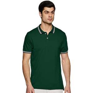 Camisetas Polo para Hombre Fabricadas en Pakistán, Diseño Personalizado, Ropa Casual, Tejido de Punto Ecológico, Patrón Liso para Verano - Product Image 1